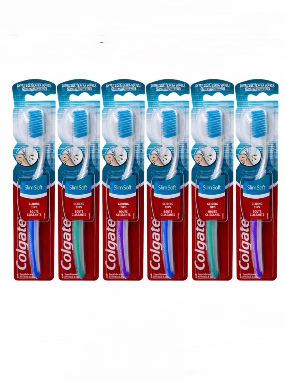 Colgate Slim Soft Compact Extra Soft Toothbrushes